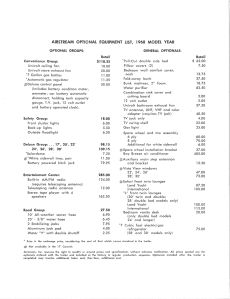 1968 Airstream Prices and Options