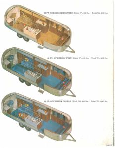 1968 Airstream Floor Plans